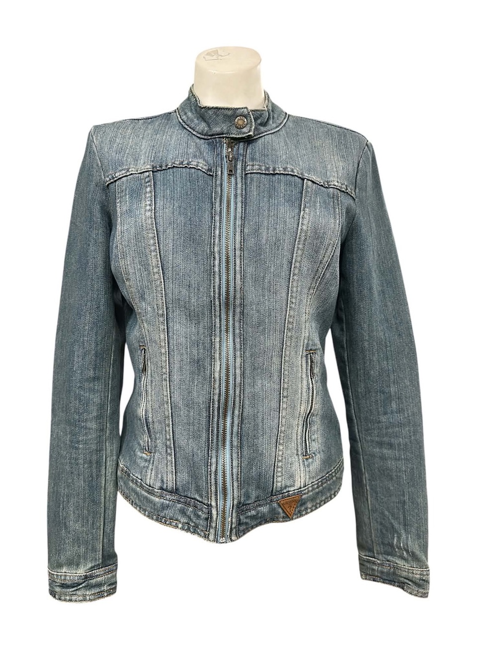 Guess Light Blue Denim Jacket Size L